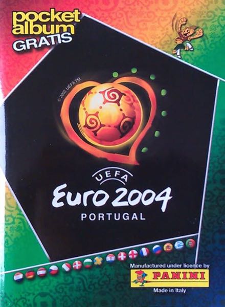 Colección UEFA Euro 2004 Portugal. Pocket album de Panini en ACABARAMOS.COM