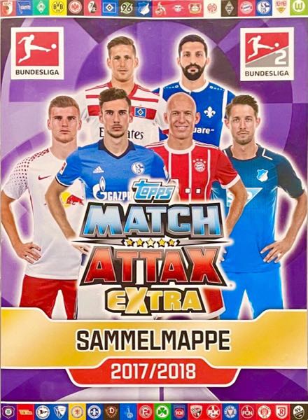 Bundesliga 2017-18. Match Attax Extra