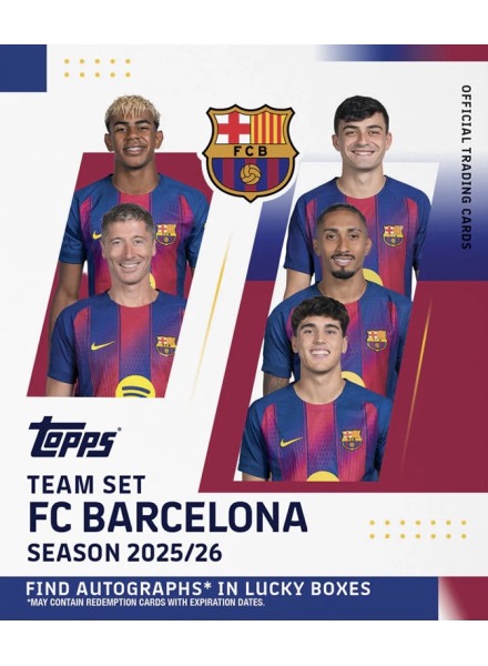 Coleccion FC Barcelona Team Set 2025-2026
 en ACABARAMOS.COM