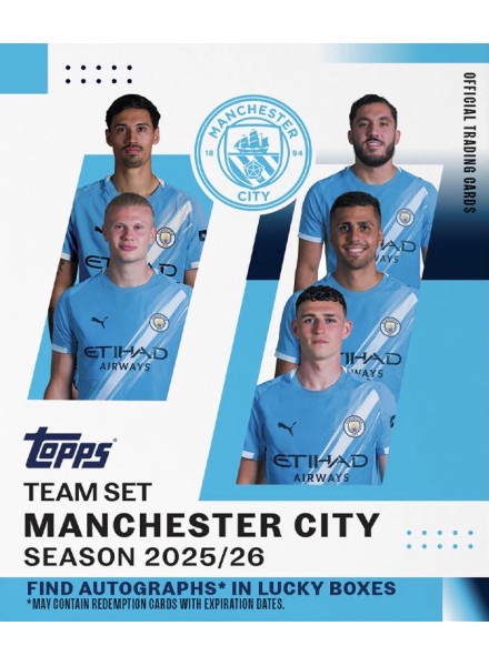 Manchester City Team Set 2025-2026
