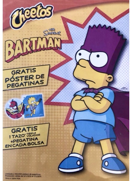 The Simpsons. Bartman (Cheetos)