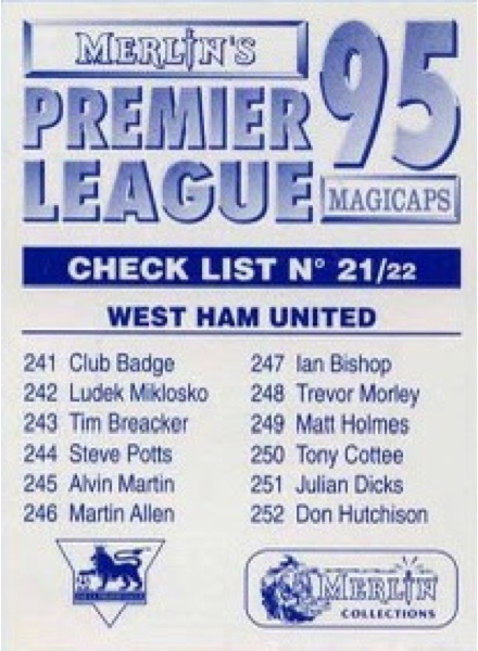 Premier League 95 Magicaps