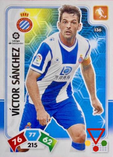 136 Víctor Sánchez de la colección Adrenalyn XL Liga Santander 2019-20 en ACABARAMOS.COM