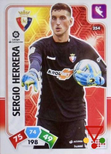 254 Sergio Herrera de la colección Adrenalyn XL Liga Santander 2019-20 en ACABARAMOS.COM