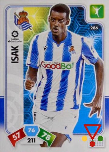286 Isak de la colección Adrenalyn XL Liga Santander 2019-20 en ACABARAMOS.COM