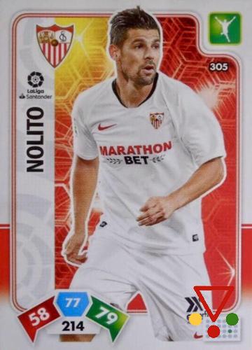 305 Nolito de la colección Adrenalyn XL Liga Santander 2019-20 en ACABARAMOS.COM