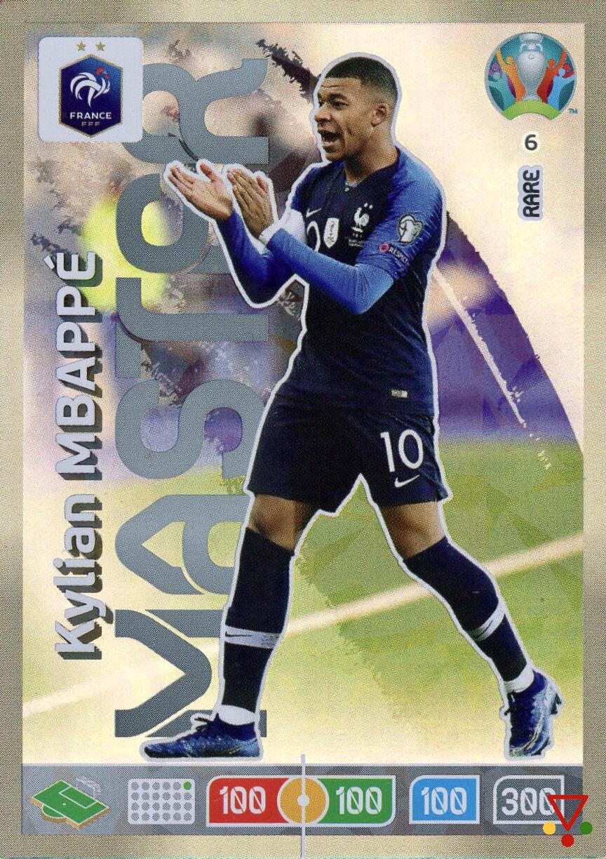 6 Kylian Mbappé de la colección UEFA Euro 2020 Adrenalyn XL en ACABARAMOS.COM