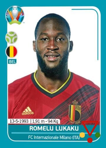 BEL27 Romelu Lukaku de la colección UEFA Euro 2020 Official Preview en ACABARAMOS.COM