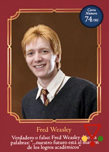 74 Fred Weasley de la colección Harry Potter Carrefour en ACABARAMOS.COM