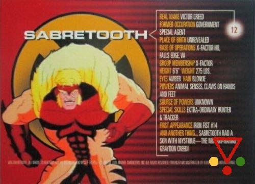 12 Sabretooth de la colección Marvel Motion en ACABARAMOS.COM