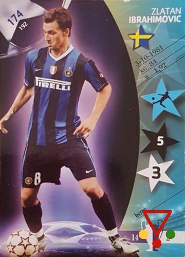 174 Zlatan Ibrahimović de la colección UEFA Champions League 2006-07. Trading Cards en ACABARAMOS.COM