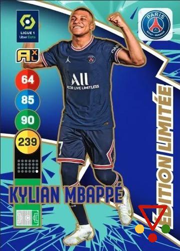 LE-KM Kylian Mbappé de la colección Foot 2021-2022 Adrenalyn XL en ACABARAMOS.COM