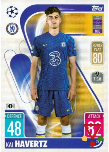 76 Kai Havertz de la colección UEFA Champions League & Europa League 2021-22. Match Attax en ACABARAMOS.COM