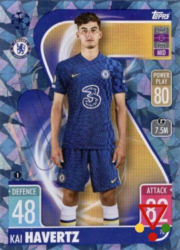 76c Kai Havertz de la colección UEFA Champions League & Europa League 2021-22. Match Attax en ACABARAMOS.COM
