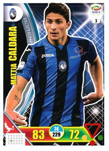 3 Mattia Caldara de la colección Calciatori Adrenalyn XL 2017-18 en ACABARAMOS.COM