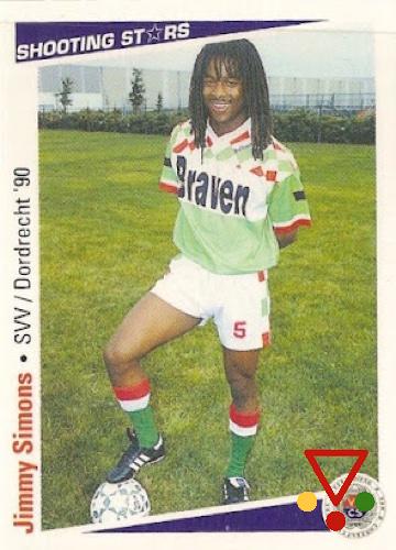 181 Jimmy Simons de la colección Shooting Stars Holland 1991-1992 en ACABARAMOS.COM