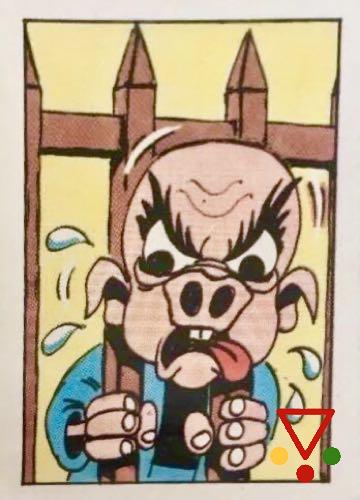 28 Queda atrapado en una valla por su cabeza de gran talla de la colección Horribles Familias en ACABARAMOS.COM