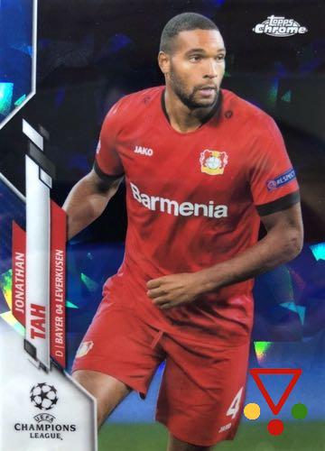 20 Jonathan Tah de la colección UEFA Champions League 2019-20. Chrome. Sapphire Edition en ACABARAMOS.COM