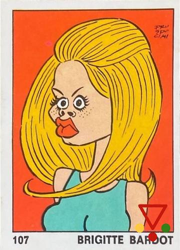 107 Brigitte Bardot de la colección OK VIP en ACABARAMOS.COM