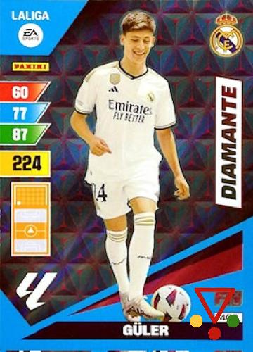 408 Güler de la colección Adrenalyn XL Liga EaSports 2023-24 en ACABARAMOS.COM