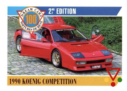 2 1990 Koenig Competition de la colección Dream Cars Edition 2 en ACABARAMOS.COM