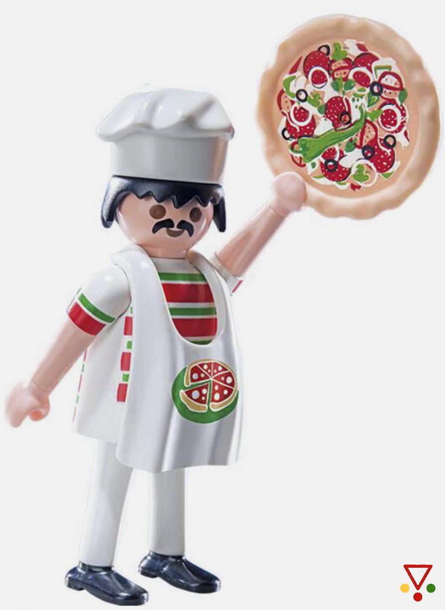 11 Pizzero de la colección Playmobil Figures 9241 Serie 12. Chicos en ACABARAMOS.COM