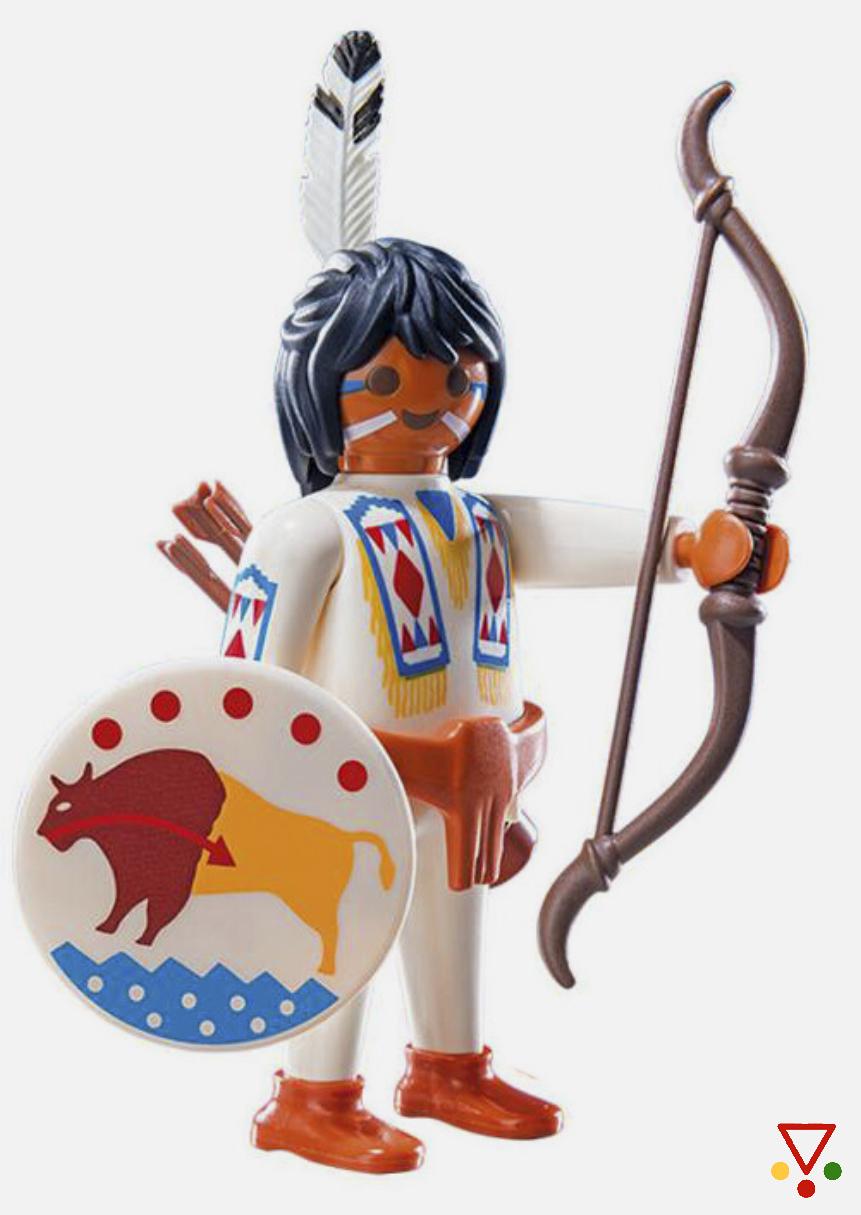 8 Indio Oeste de la colección Playmobil Figures 9241 Serie 12. Chicos en ACABARAMOS.COM