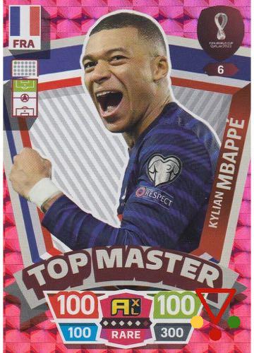 6 Kylian Mbappé de la colección FIFA World Cup Qatar 2022. Adrenalyn XL en ACABARAMOS.COM