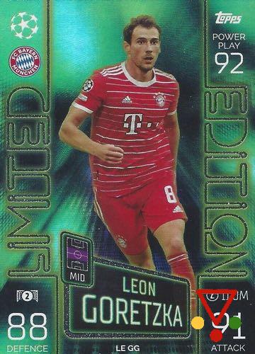 LEGG Leon Goretzka de la colección UEFA Champions League & Europa League 2022-23. Match Attax en ACABARAMOS.COM