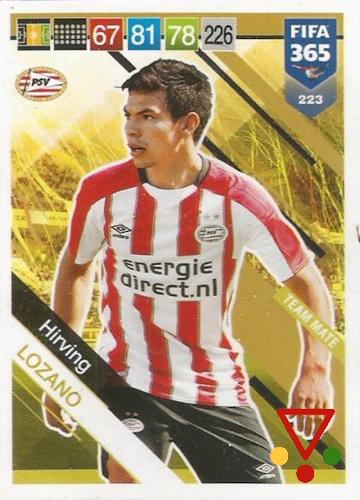 223 Hirving Lozano de la colección FIFA 365 2019 Adrenalyn XL en ACABARAMOS.COM