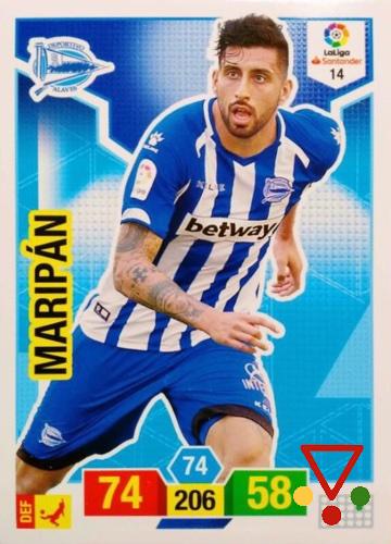 14 Maripán de la colección Adrenalyn XL Liga Santander 2018-19 en ACABARAMOS.COM