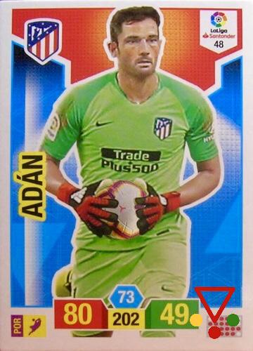 48 Adán de la colección Adrenalyn XL Liga Santander 2018-19 en ACABARAMOS.COM
