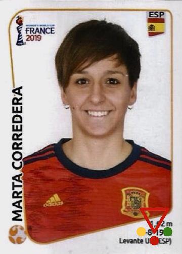 152 Marta Corredera de la colección FIFA Womens World Cup France 2019 en ACABARAMOS.COM