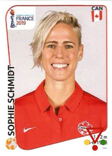 338 Sophie Schmidt de la colección FIFA Womens World Cup France 2019 en ACABARAMOS.COM