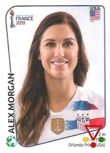 418 Alex Morgan de la colección FIFA Womens World Cup France 2019 en ACABARAMOS.COM