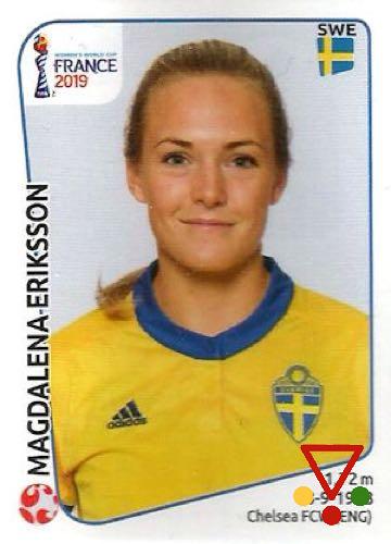 466 Magdalena Eriksson  de la colección FIFA Womens World Cup France 2019 en ACABARAMOS.COM