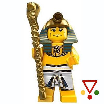 16 Faraón de la colección Minifiguras LEGO Serie 2 (8684) en ACABARAMOS.COM