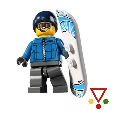 16 Snowboarder de la colección Minifiguras LEGO Serie 5 (8805) en ACABARAMOS.COM