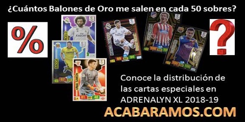 La colección Adrenalyn XL Liga Santander 2018-19 en ACABARAMOS.COM