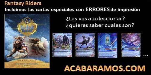 La colección Fantasy Riders en ACABARAMOS.COM
