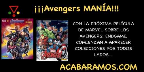 La colección Avengers: Endgame en ACABARAMOS.COM